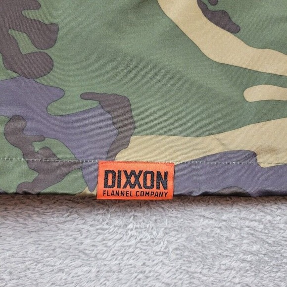Dixxon Flannel Windbreaker Jacket Mens XL Camo Ground‎ Up Customs Coach Working - Picture 7 of 11